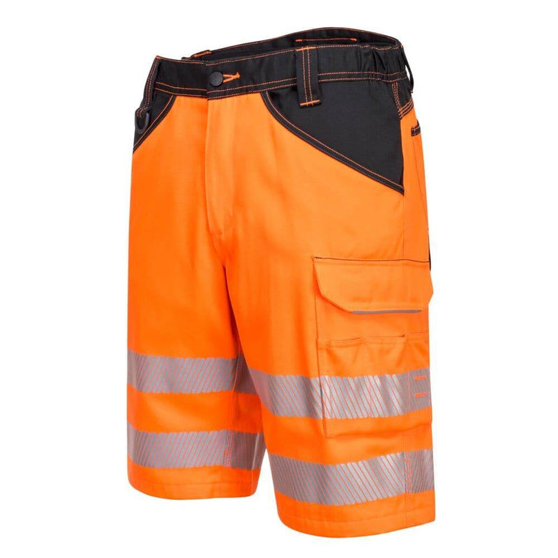PORTWEST PW348 PW3 HI-VIS SHORTS - HI-VIS SHORTS