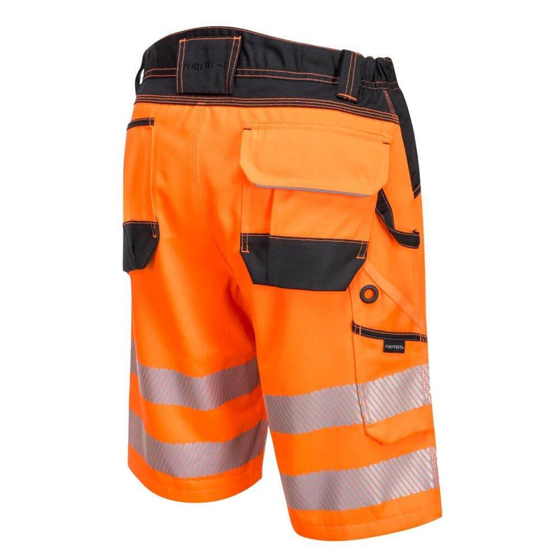 PORTWEST PW348 PW3 HI-VIS SHORTS - HI-VIS SHORTS