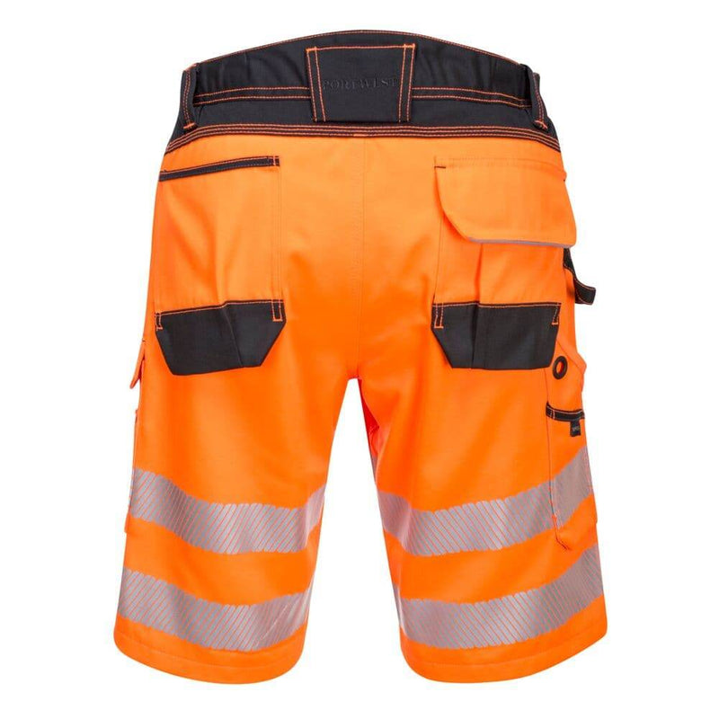 PORTWEST PW348 PW3 HI-VIS SHORTS - HI-VIS SHORTS