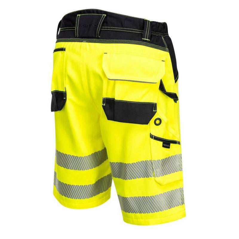 PORTWEST PW348 PW3 HI-VIS SHORTS - HI-VIS SHORTS