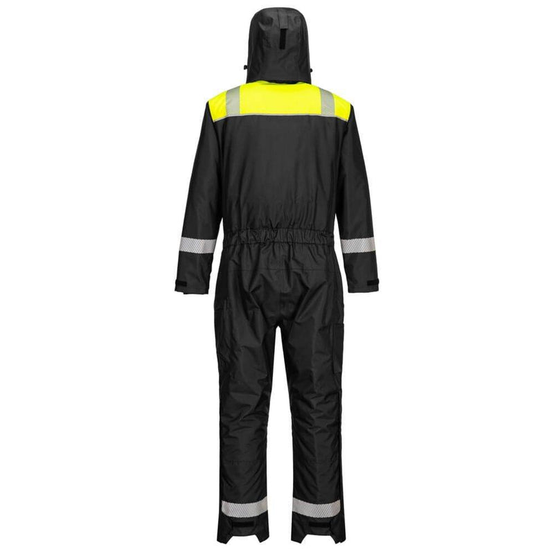 PORTWEST PW353 PW3 WINTER COVERALL - HI-VIS OVERALLS