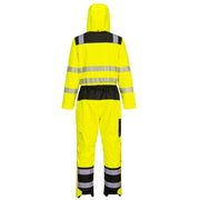 PORTWEST PW355 PW3 HI-VIS RAIN COVERALL - HI-VIS OVERALLS