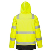 PORTWEST PW367 PW3 HI-VIS BREATHABLE 5-IN-1 JACKET - HI-VIS JACKETS & COATS