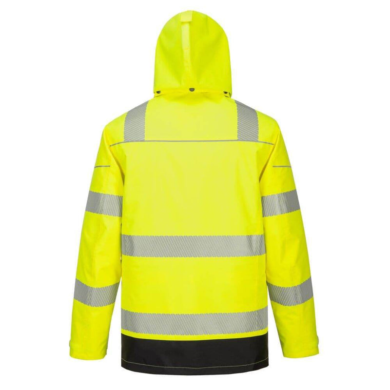 PORTWEST PW367 PW3 HI-VIS BREATHABLE 5-IN-1 JACKET - HI-VIS JACKETS & COATS