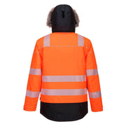 PORTWEST PW369 PW3 HI-VIS WINTER PARKA JACKET - HI-VIS JACKETS & COATS