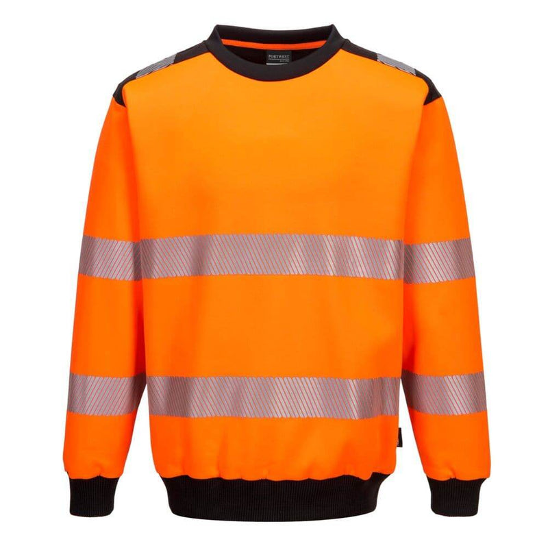 PORTWEST PW379 PW3 HI-VIS SWEATSHIRT - HI-VIS SWEATSHIRTS & HOODIES