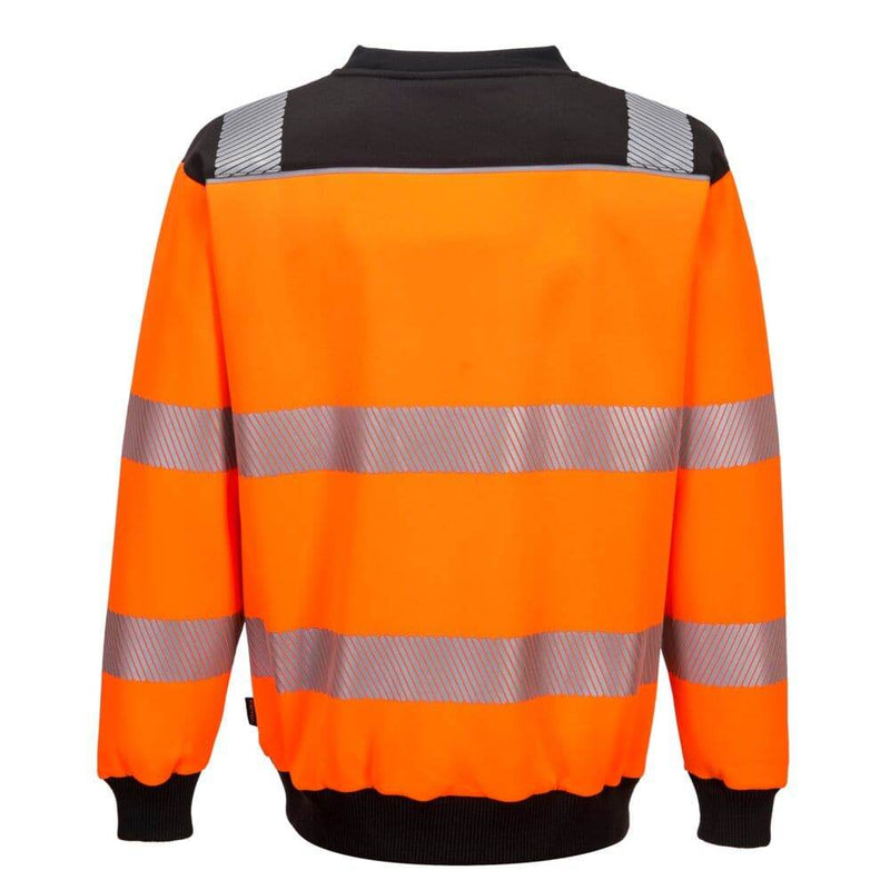 PORTWEST PW379 PW3 HI-VIS SWEATSHIRT - HI-VIS SWEATSHIRTS & HOODIES