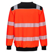 PORTWEST PW379 PW3 HI-VIS SWEATSHIRT - HI-VIS SWEATSHIRTS & HOODIES