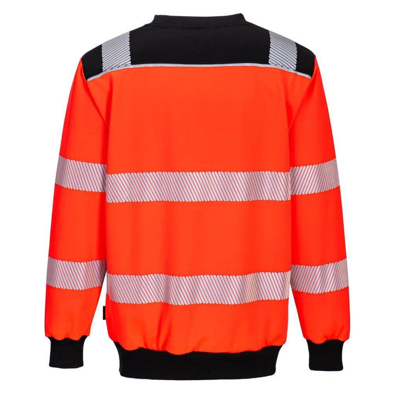 PORTWEST PW379 PW3 HI-VIS SWEATSHIRT - HI-VIS SWEATSHIRTS & HOODIES