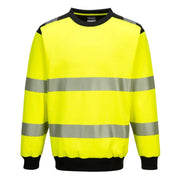 PORTWEST PW379 PW3 HI-VIS SWEATSHIRT - HI-VIS SWEATSHIRTS & HOODIES