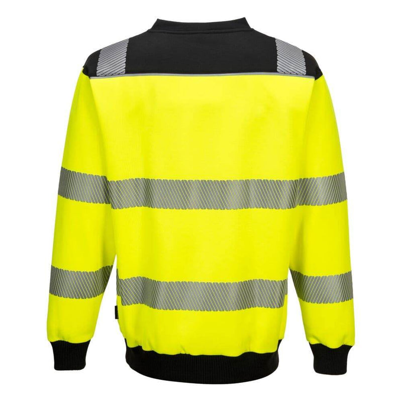 PORTWEST PW379 PW3 HI-VIS SWEATSHIRT - HI-VIS SWEATSHIRTS & HOODIES