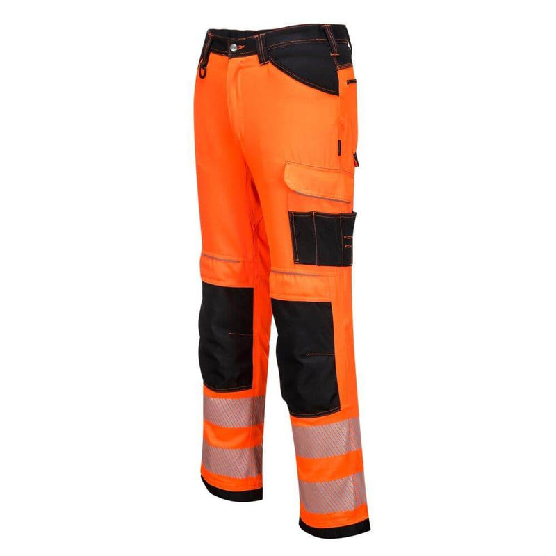 PORTWEST PW385 PW3 HI-VIS WOMEN'S STRETCH WORK TROUSERS - WOMENS TROUSERS