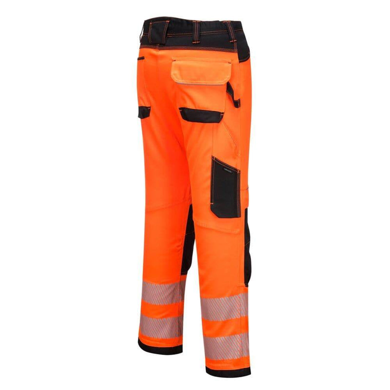 PORTWEST PW385 PW3 HI-VIS WOMEN'S STRETCH WORK TROUSERS - WOMENS TROUSERS
