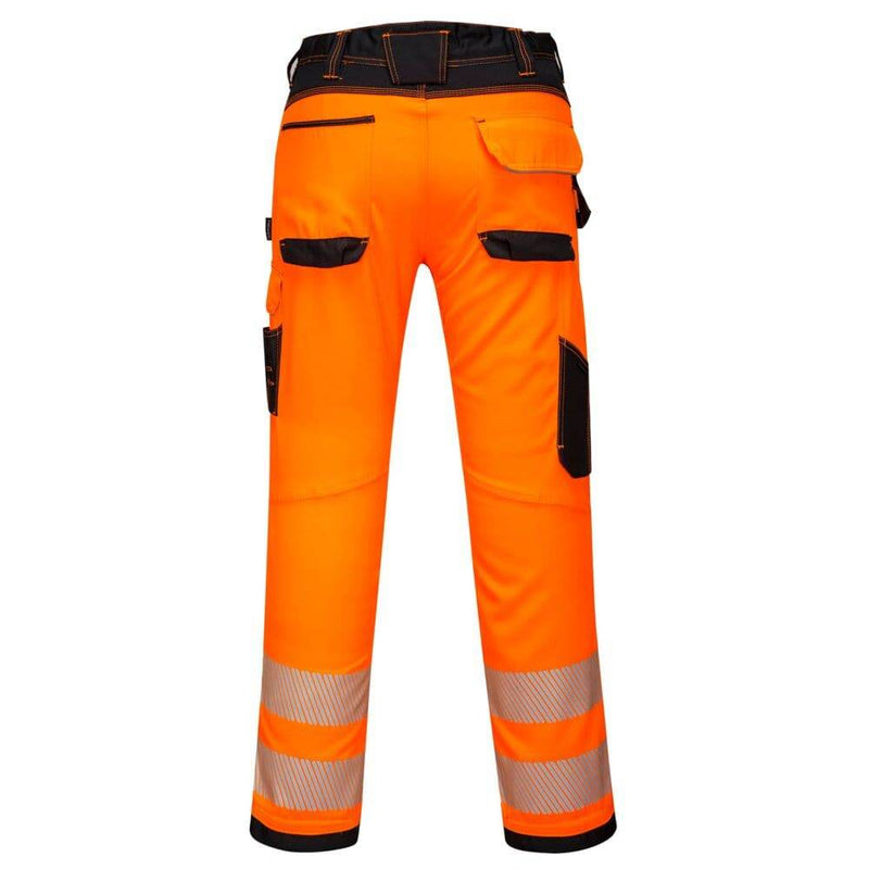 PORTWEST PW385 PW3 HI-VIS WOMEN'S STRETCH WORK TROUSERS - WOMENS TROUSERS
