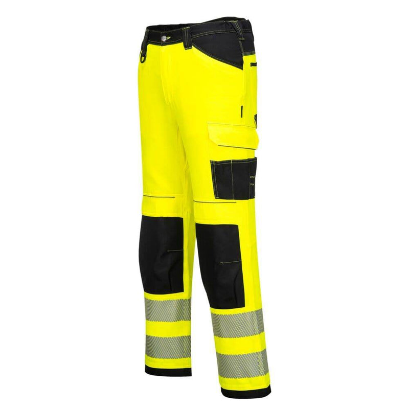 PORTWEST PW385 PW3 HI-VIS WOMEN'S STRETCH WORK TROUSERS - WOMENS TROUSERS