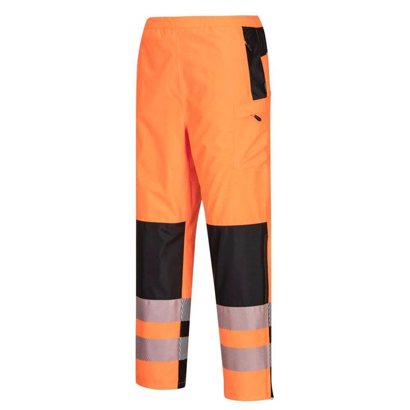 PORTWEST PW386 PW3 HI-VIS WOMEN'S RAIN TROUSERS - WOMENS TROUSERS
