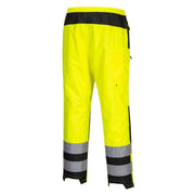 PORTWEST PW386 PW3 HI-VIS WOMEN'S RAIN TROUSERS - WOMENS TROUSERS