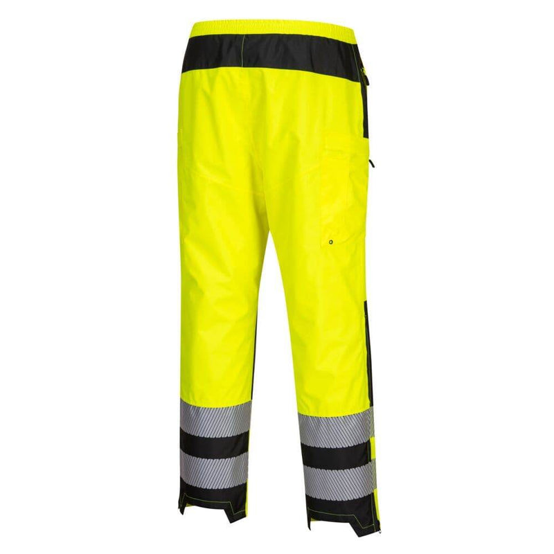 PORTWEST PW386 PW3 HI-VIS WOMEN'S RAIN TROUSERS - WOMENS TROUSERS