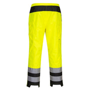 PORTWEST PW386 PW3 HI-VIS WOMEN'S RAIN TROUSERS - WOMENS TROUSERS