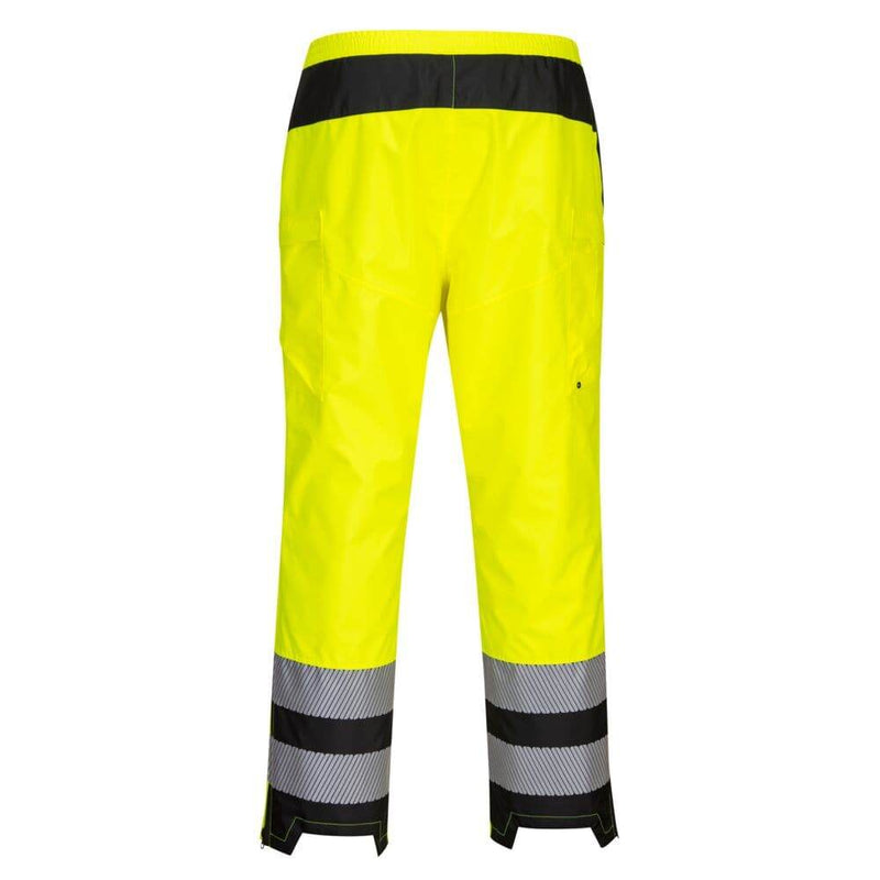 PORTWEST PW386 PW3 HI-VIS WOMEN'S RAIN TROUSERS - WOMENS TROUSERS