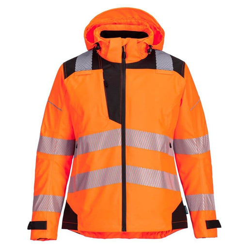 PORTWEST PW389 PW3 HI-VIS WOMEN'S RAIN JACKET - WOMENS JACKETS