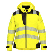 PORTWEST PW389 PW3 HI-VIS WOMEN'S RAIN JACKET - WOMENS JACKETS