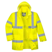 PORTWEST S160 HI-VIS RAIN LITE TRAFFIC JACKET - HI-VIS JACKETS & COATS