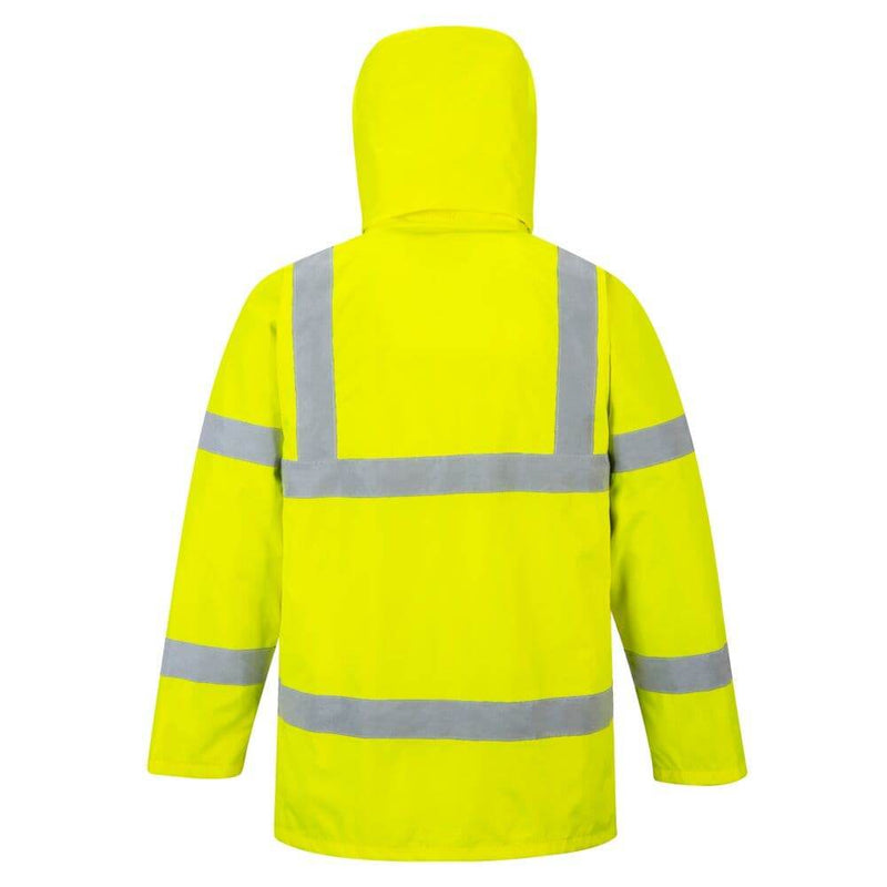 PORTWEST S160 HI-VIS RAIN LITE TRAFFIC JACKET - HI-VIS JACKETS & COATS