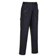 PORTWEST S687 WOMEN'S ACTION TROUSERS Black XS Regular - SALE WOMENS