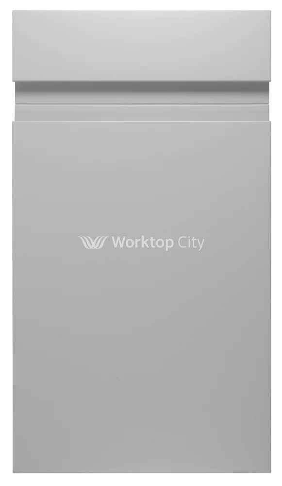 Larissa Handle Less Dove Grey Matt J Pull- Replacement Kitchen Doors SAMPLE PRODUCTS -