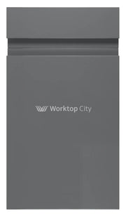 Larissa Handle Less Dust Grey Gloss J Pull- Replacement Kitchen Doors SAMPLE PRODUCTS -