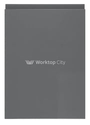 Larissa Handle Less Dust Grey Gloss J Pull- Replacement Kitchen Doors SAMPLE PRODUCTS -