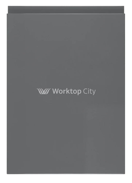 Larissa Handle Less Dust Grey Gloss J Pull- Replacement Kitchen Doors SAMPLE PRODUCTS -