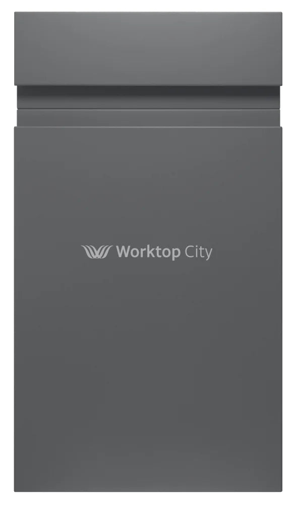 Larissa Handle Less Dust Grey Matt J Pull- Replacement Kitchen Doors SAMPLE PRODUCTS -