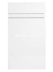 Larissa Handle Less White Gloss J Pull- Replacement Kitchen Doors SAMPLE PRODUCTS - Hardware > Hardware Accessories > Cabinet Hardware > Cabinet Doors
