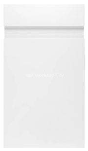 Larissa Handle Less White Matt J Pull- Replacement Kitchen Doors SAMPLE PRODUCTS -