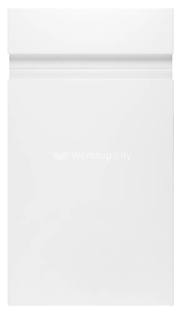 Larissa Handle Less White Matt J Pull- Replacement Kitchen Doors SAMPLE PRODUCTS -