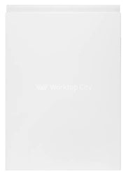 Larissa Handle Less White Matt J Pull- Replacement Kitchen Doors SAMPLE PRODUCTS -