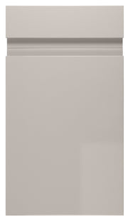 Larissa Handle Less Cashmere Gloss J Pull- Replacement Kitchen Doors (570mm High) -