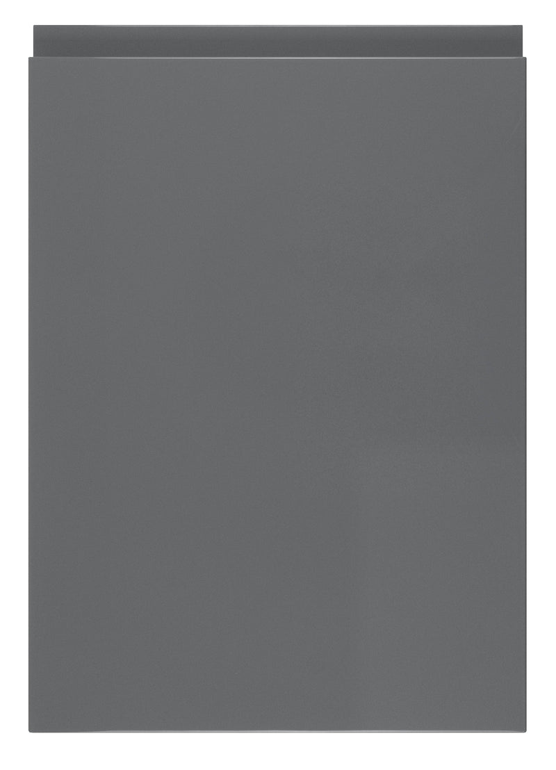 Larissa Handle Less Dust Grey Gloss J Pull- Replacement Kitchen Doors (895mm High) -