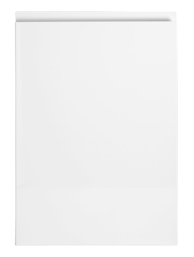 Larissa Handle Less White Gloss J Pull- Replacement Kitchen Doors (895mm High) - Hardware > Hardware Accessories > Cabinet Hardware > Cabinet Doors