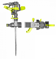 Pulsating Sprinkler on Spike Lime - Home & Garden > Lawn & Garden Garden watering