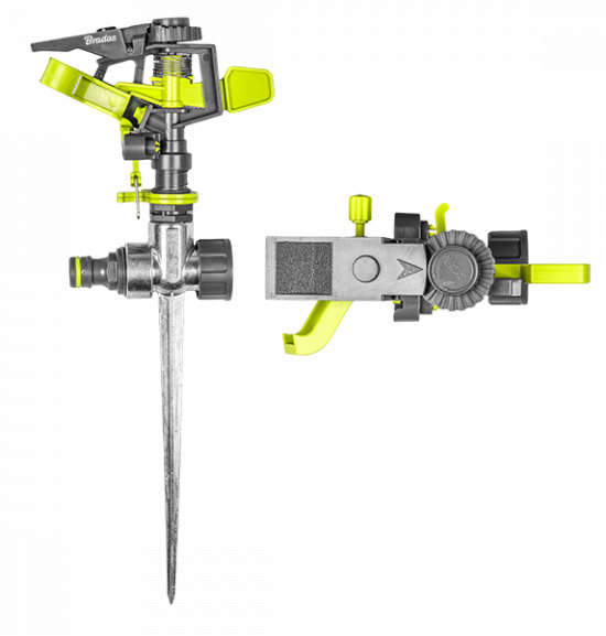 Pulsating Sprinkler on Spike Lime - Home & Garden > Lawn & Garden Garden watering