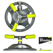 Bradas 3-Arm Rotating Sprinkler Lime Line - Home & Garden > Lawn & Garden > Watering & Irrigation > Sprinklers & Sprinkler Heads > Sprinklers Garden watering