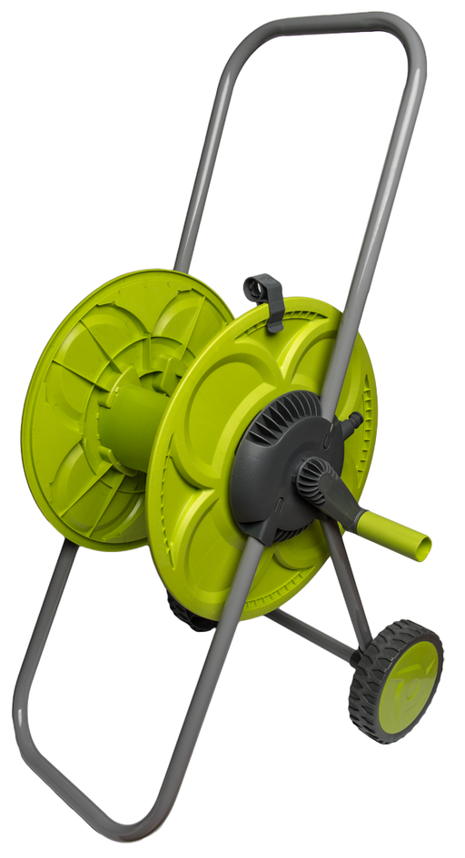 Hose Reel Eco Portable Cart Lime 50m - Home & Garden > Lawn & Garden > Watering & Irrigation > Garden Hoses Garden watering