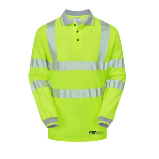 PULSAR LFE925 Protect Long Sleeved Hi-Vis Polo shirt - HI-VIS T-SHIRTS
