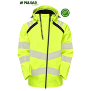 PULSAR® LIFE LFE909 GRS Men's Waterproof Windproof Shell Jacket Yellow - WATERPROOF JACKETS & SUITS