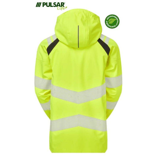 PULSAR® LIFE LFE909 GRS Men's Waterproof Windproof Shell Jacket Yellow - WATERPROOF JACKETS & SUITS