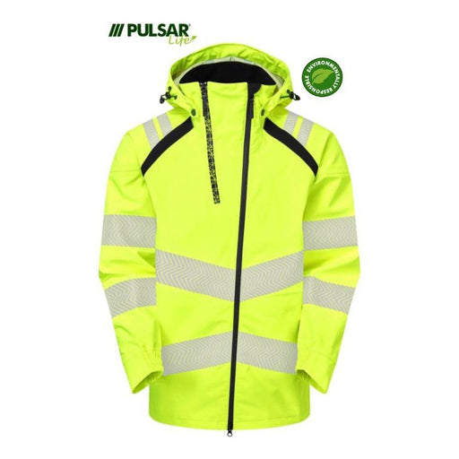 PULSAR® LIFE LFE959 GRS Women's Shell Jacket Yellow - WOMENS HI-VIS CLOTHING