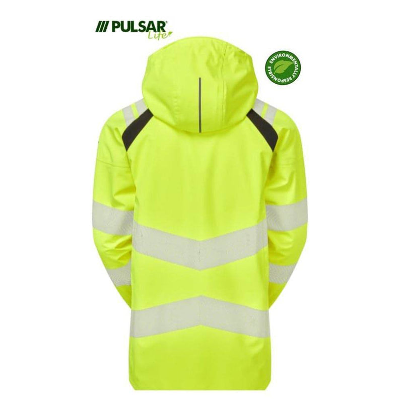 PULSAR® LIFE LFE959 GRS Women's Shell Jacket Yellow - WOMENS HI-VIS CLOTHING